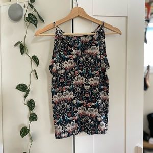 Banana Republic Petite Floral Tank Top